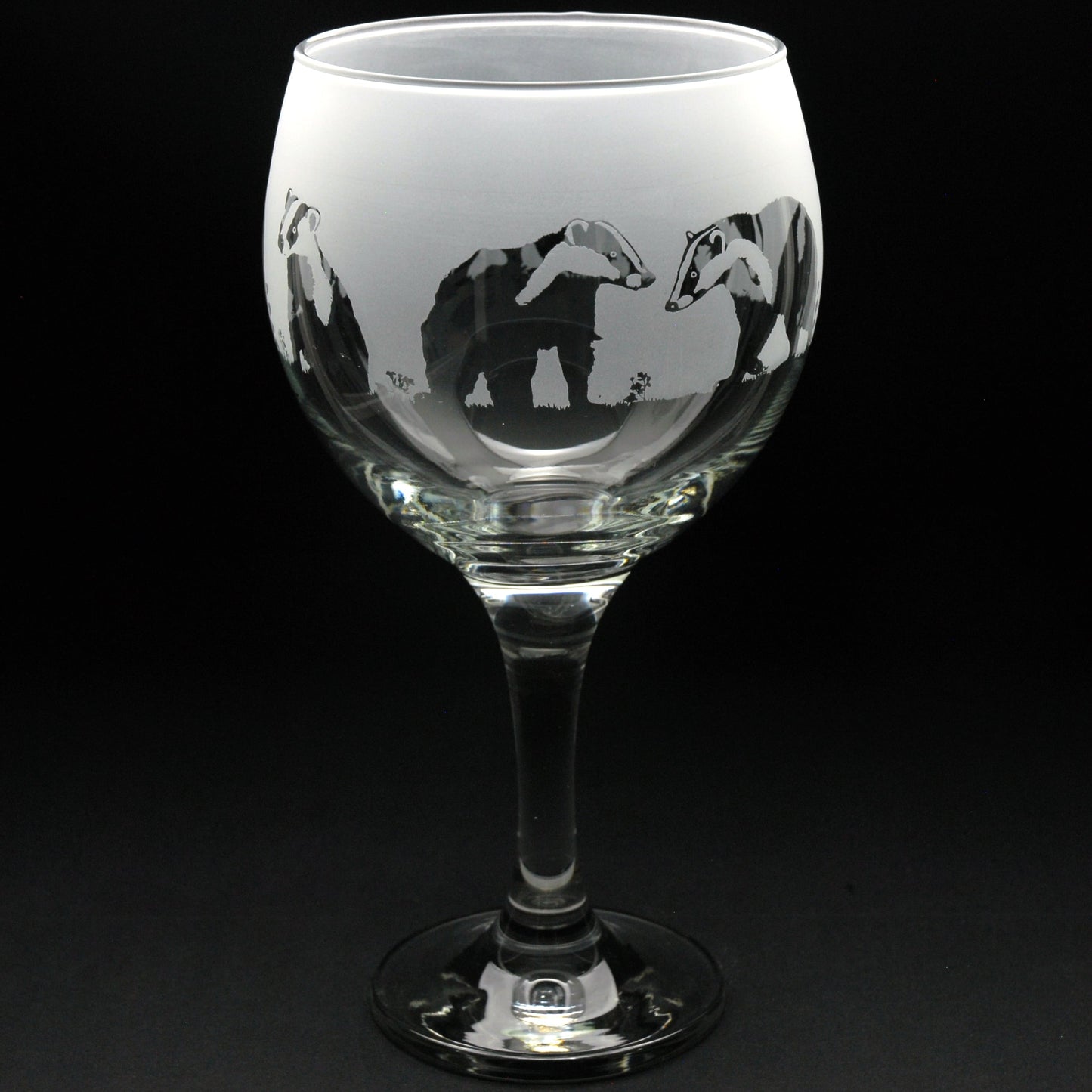 Badger Gin Cocktail Glass - Hand Etched/Engraved Gift