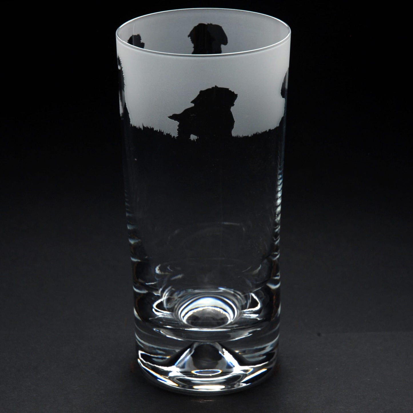 Maltese Dog Highball Glass - Hand Etched/Engraved Gift