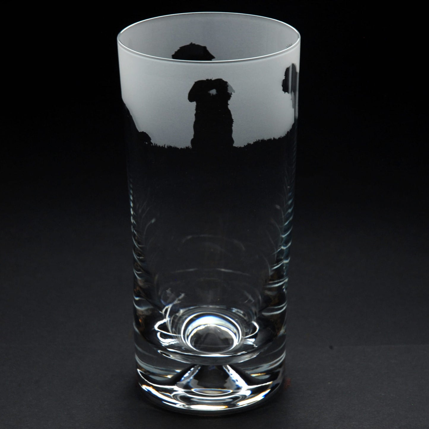 Maltese Dog Highball Glass - Hand Etched/Engraved Gift
