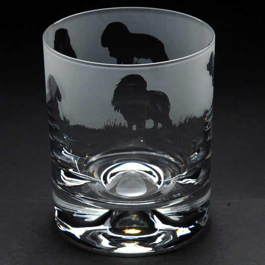 Chihuahua Dog Whiskey Tumbler Glass - Hand Etched/Engraved Gift