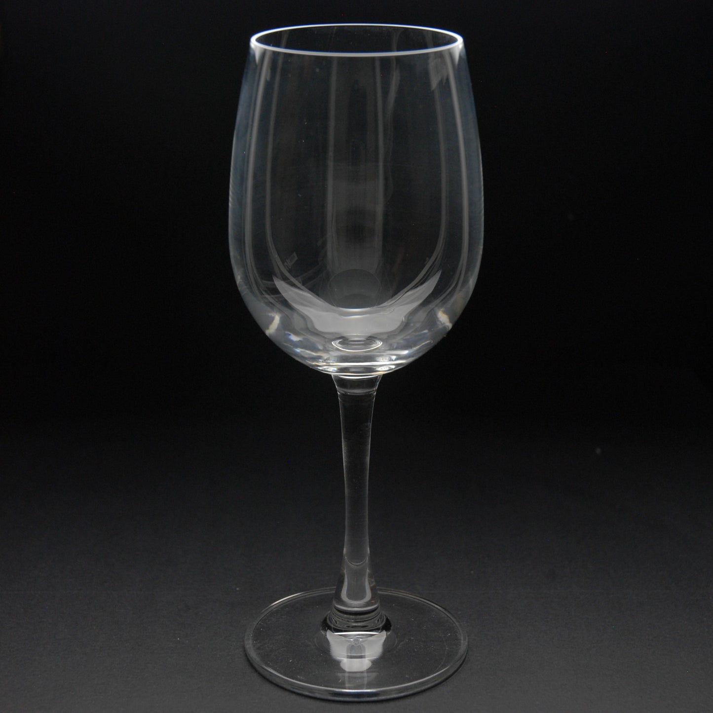 Penguin Crystal Wine Glass - Hand Etched/Engraved Gift
