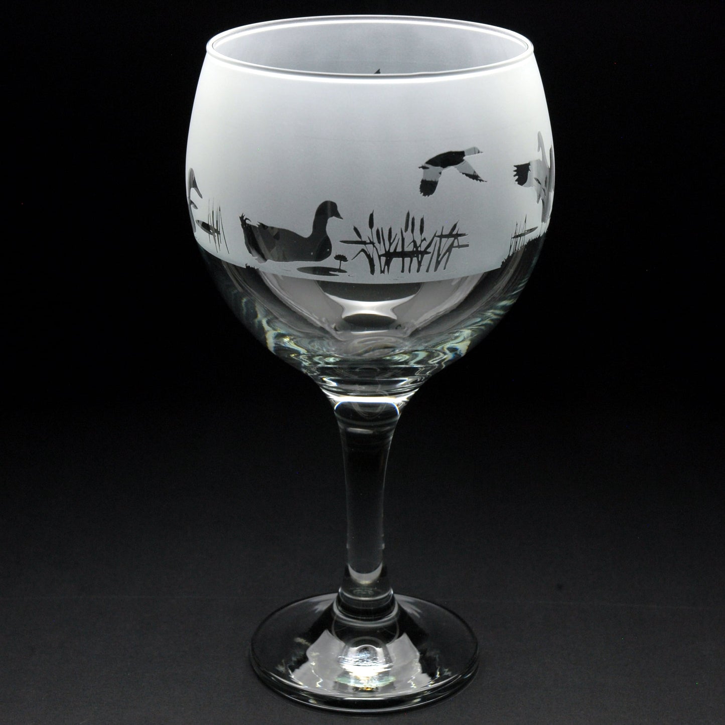 Duck Gin Cocktail Glass - Hand Etched/Engraved Gift