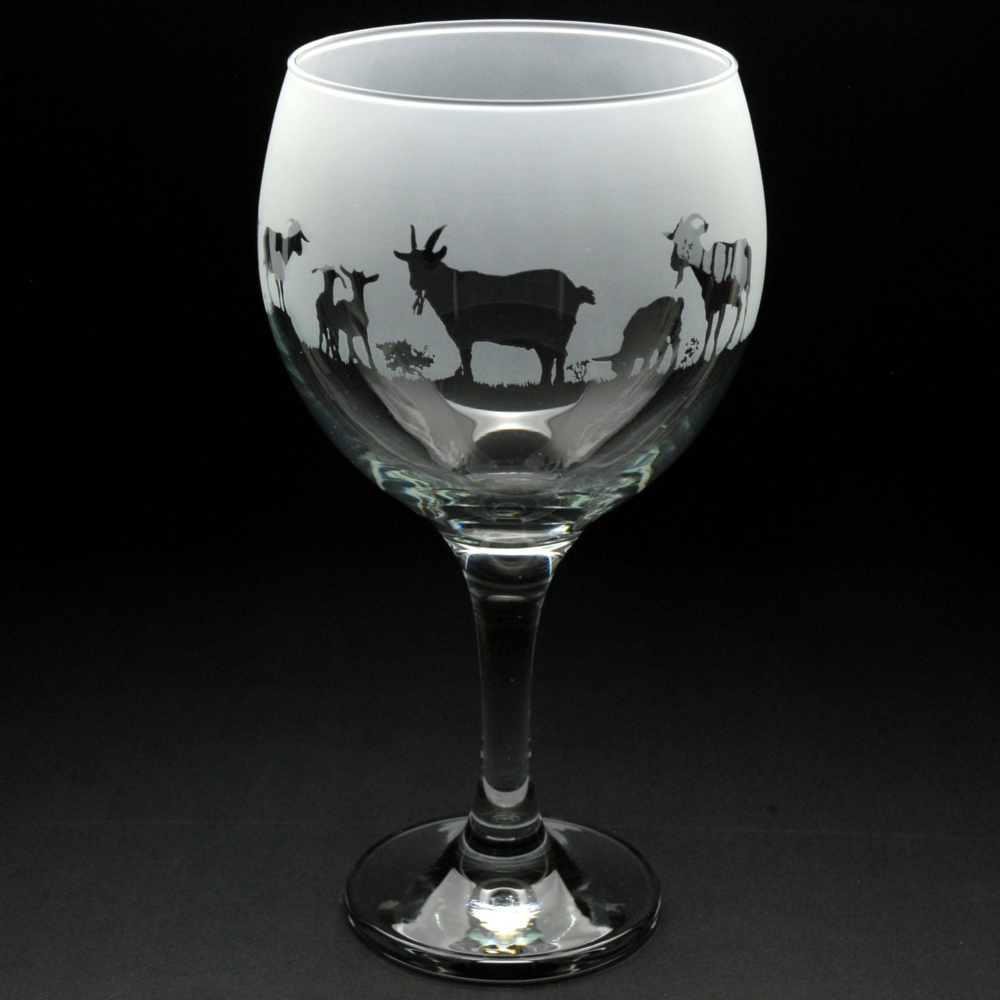 Goat Gin Cocktail Glass - Hand Etched/Engraved Gift