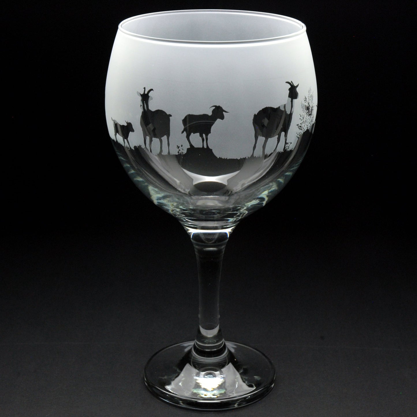 Goat Gin Cocktail Glass - Hand Etched/Engraved Gift