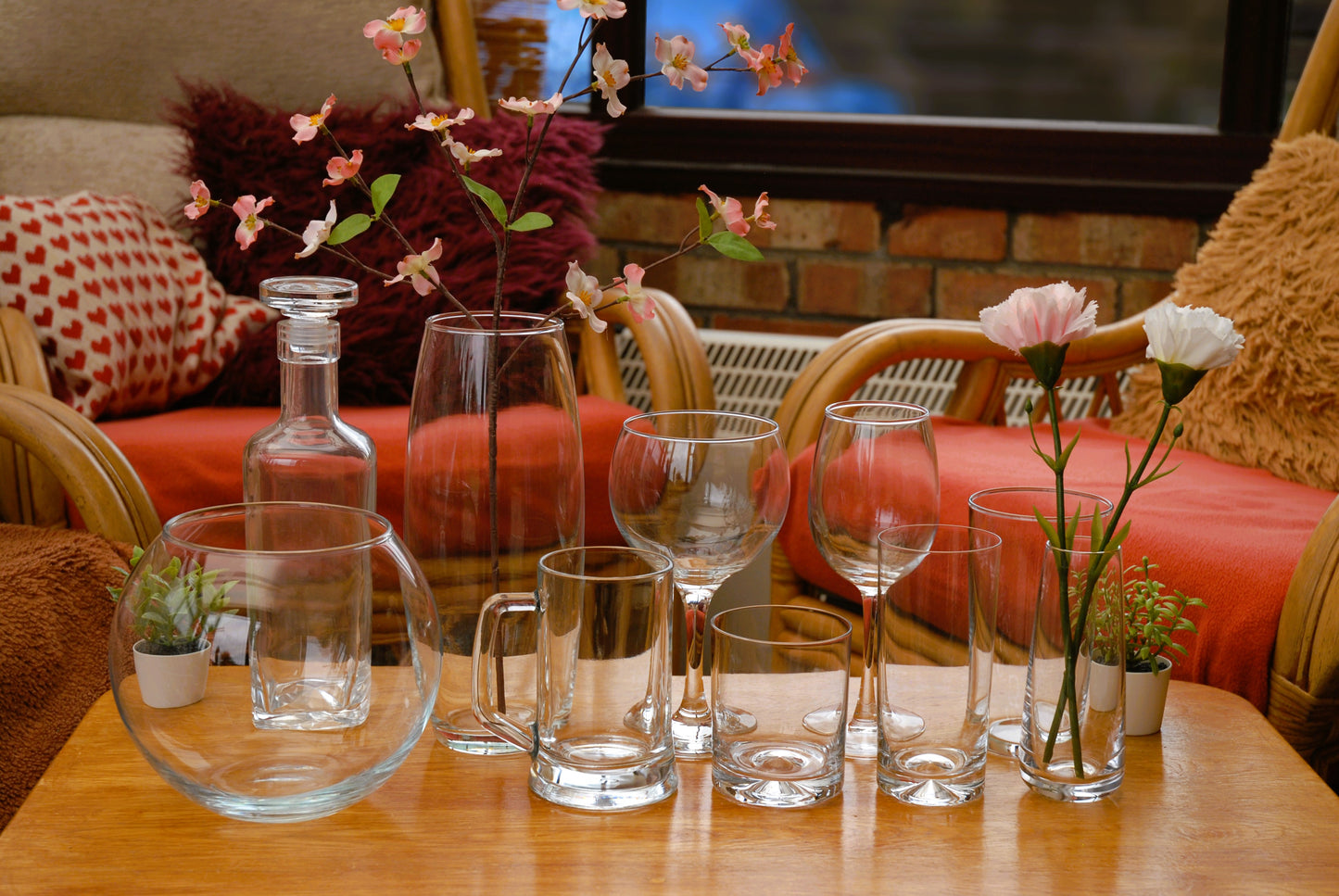 Badger Crystal Wine Glass - Hand Etched/Engraved Gift