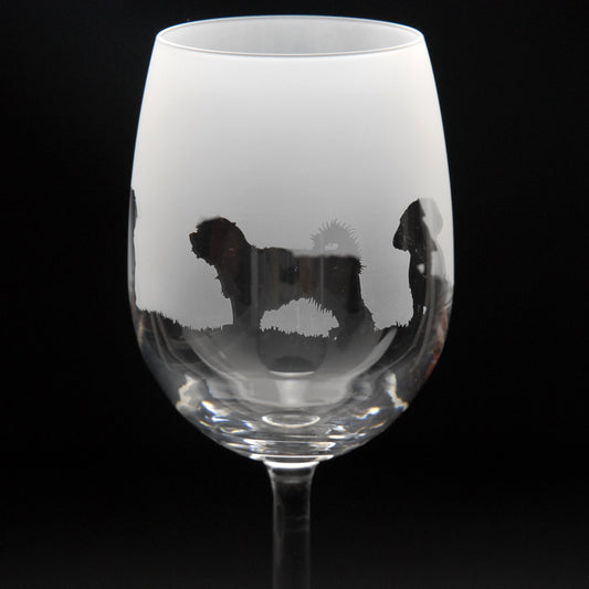 Maltese Dog Crystal Wine Glass - Hand Etched/Engraved Gift