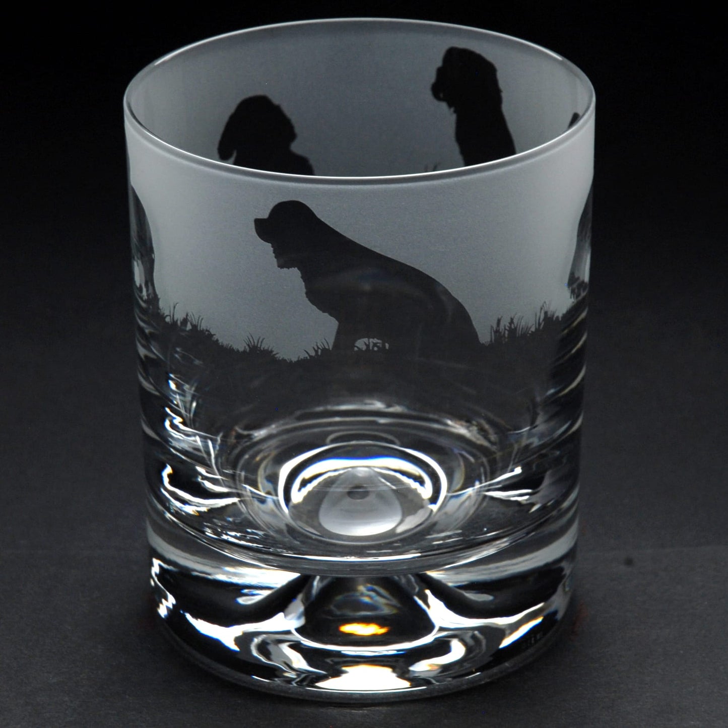 Chihuahua Dog Whiskey Tumbler Glass - Hand Etched/Engraved Gift