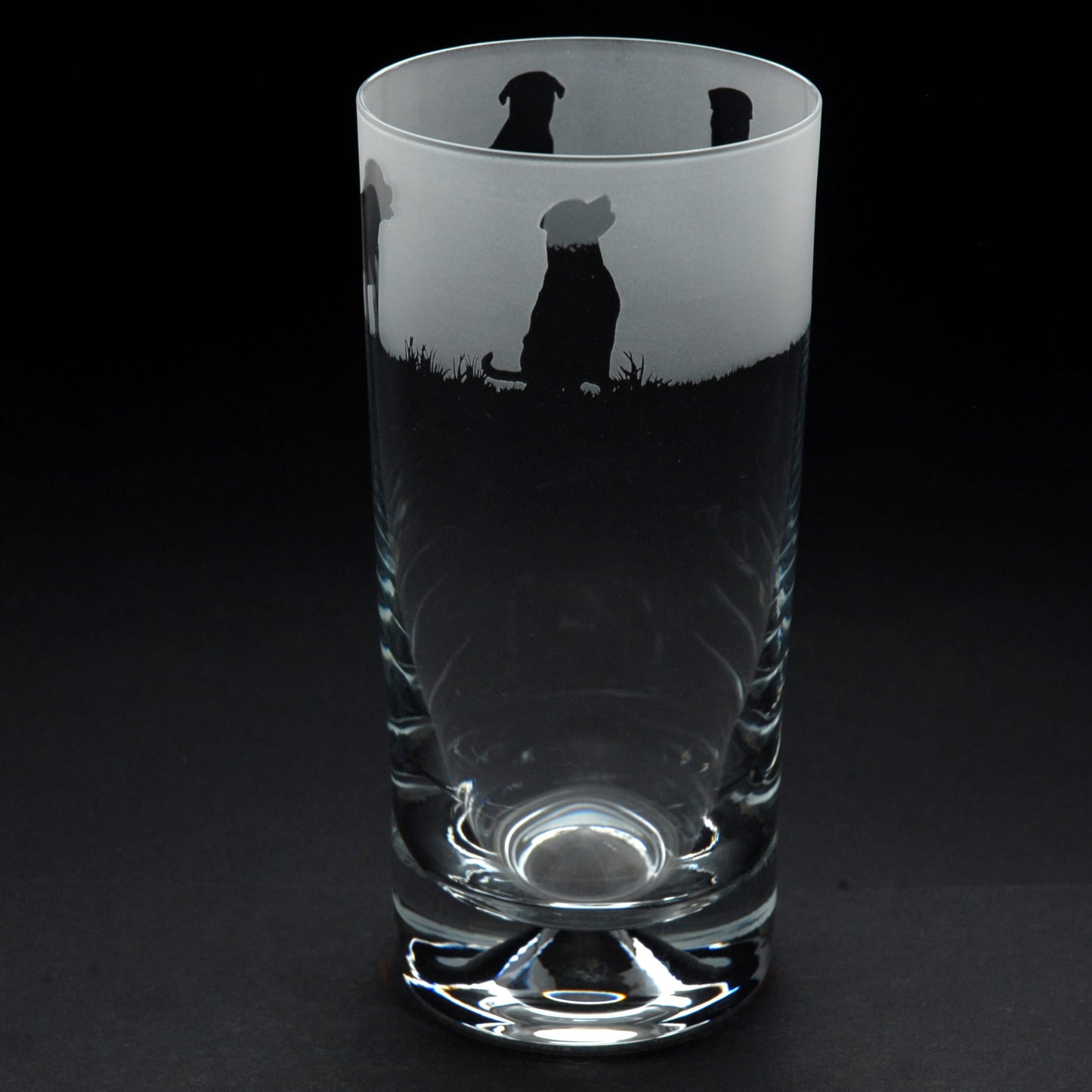 Rottweiler Dog Highball Glass - Hand Etched/Engraved Gift