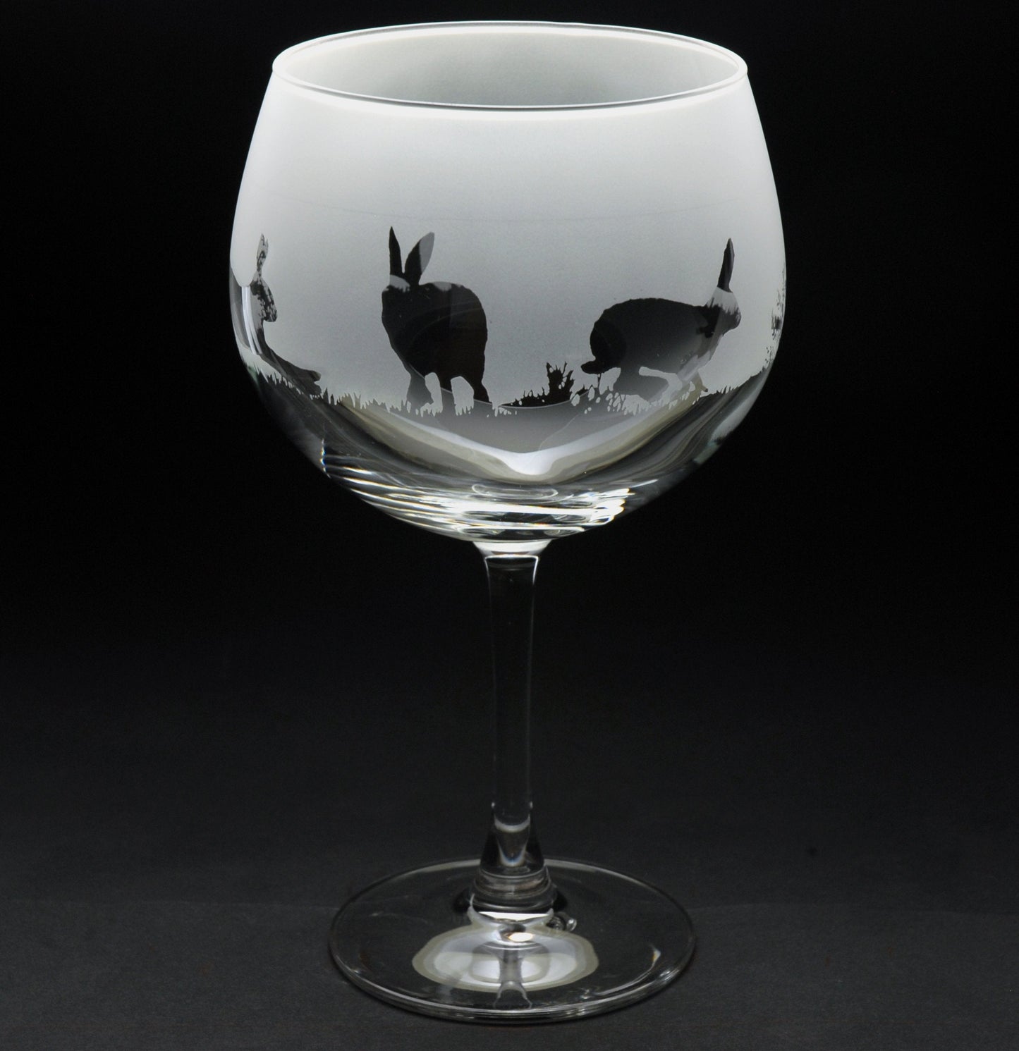 Hare Gin Cocktail Glass - Hand Etched/Engraved Gift