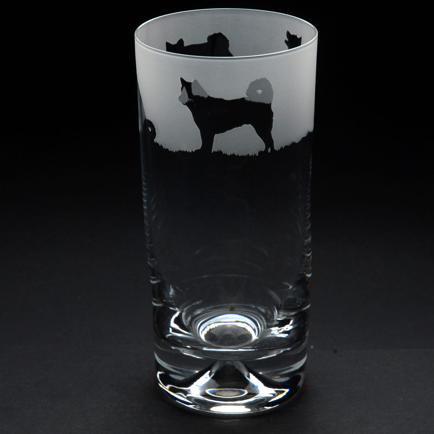 Akita Dog Highball Glass - Hand Etched/Engraved Gift