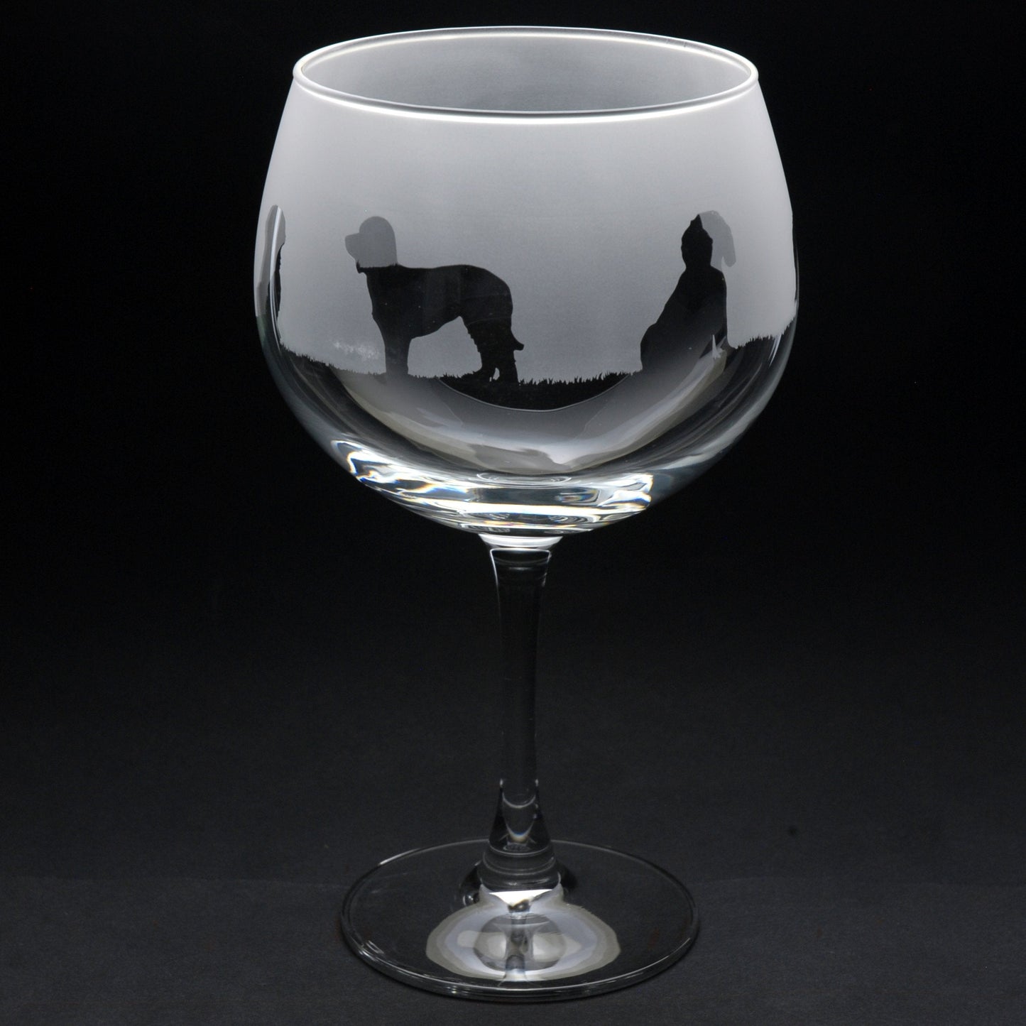 Labradoodle Dog Gin Cocktail Glass - Hand Etched/Engraved Gift