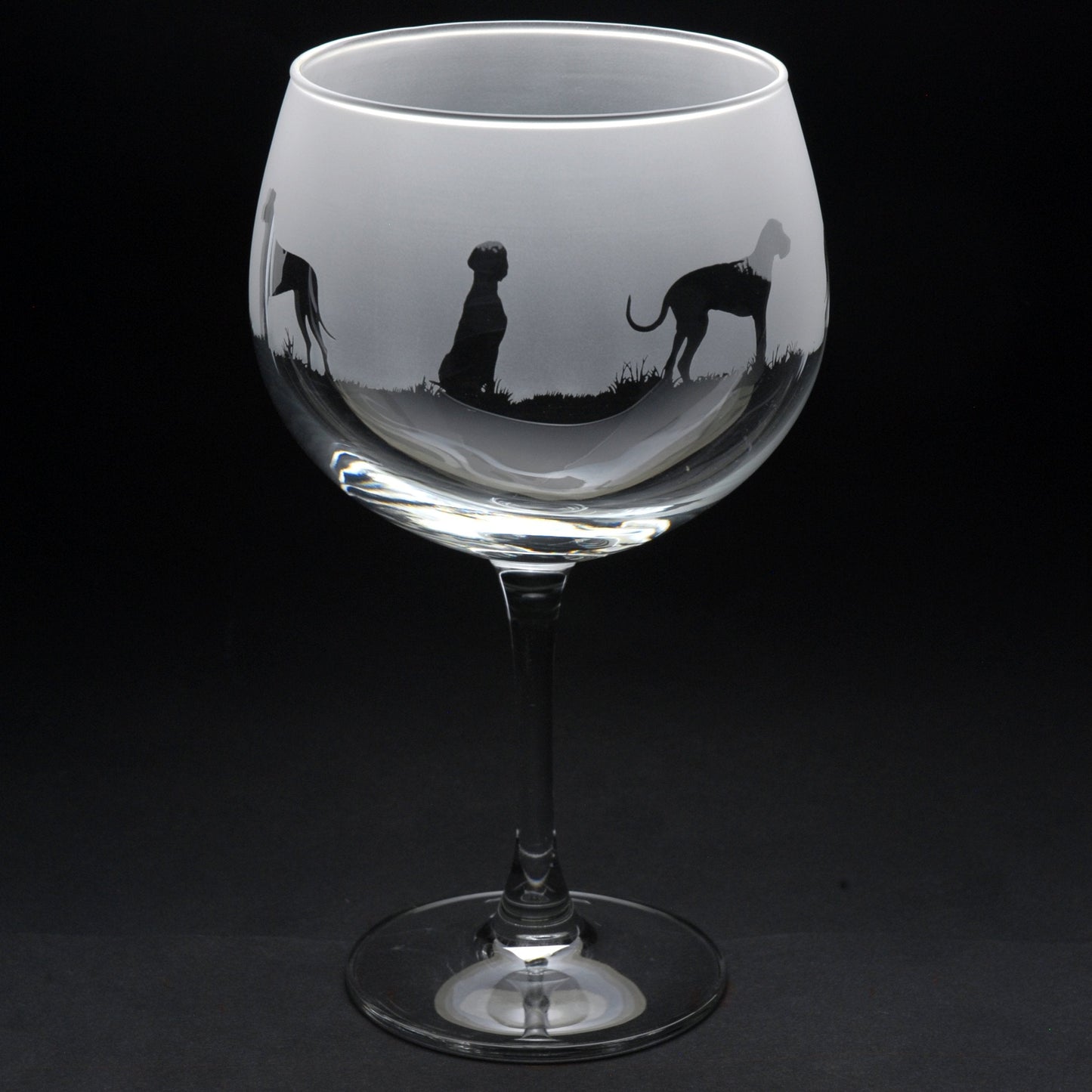 Great Dane Dog Gin Cocktail Glass - Hand Etched/Engraved Gift