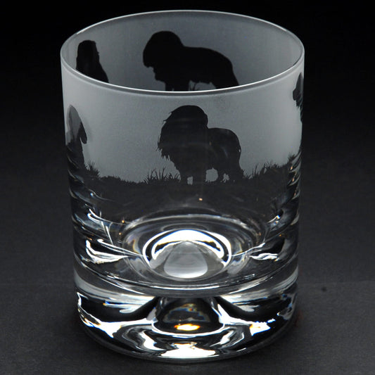 Chihuahua Dog Whiskey Tumbler Glass - Hand Etched/Engraved Gift
