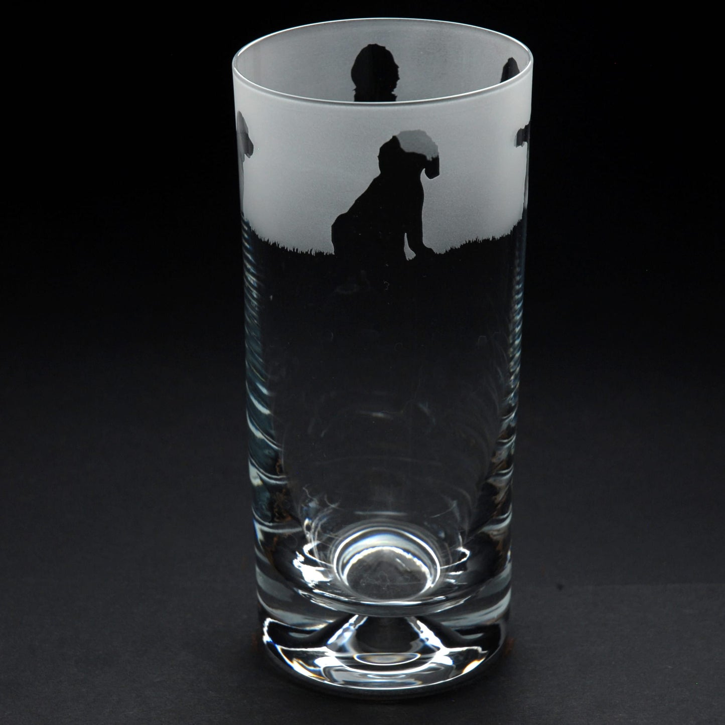 Cockapoo Dog Highball Glass - Hand Etched/Engraved Gift