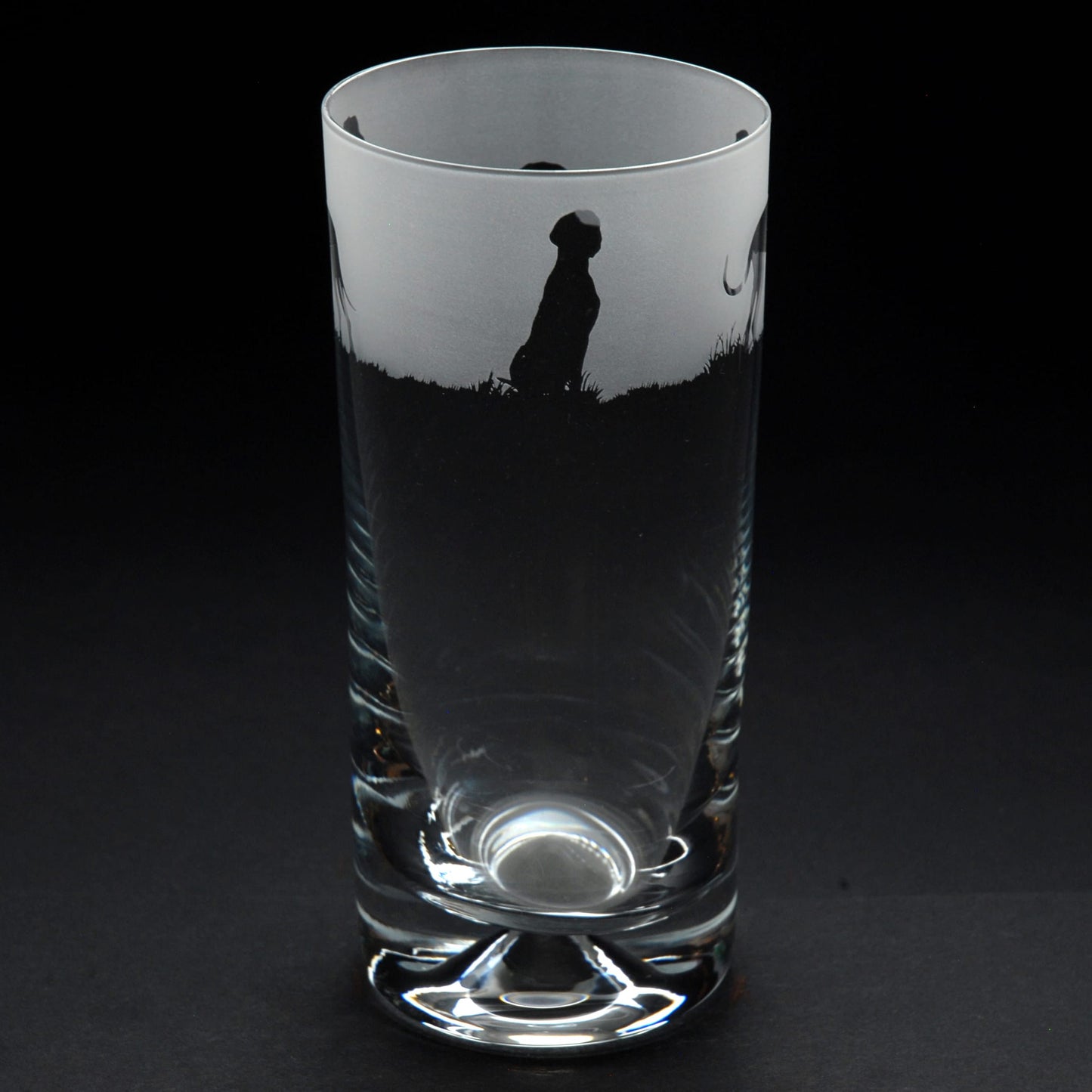 Great Dane Dog Highball Glass - Hand Etched/Engraved Gift